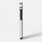 モノグラム モザイク名入れ iPhoneケース (左側面)