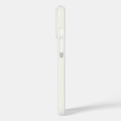 モノグラム モダン シンプル モノグラム アイボリーゴールド Case-Mate iPhoneケース (裏面 / 左)
