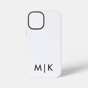 モノグラム モダン ブラック ホワイト iPhone 12 MINIケース