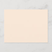 モノグラム モダン マジェンタ 結婚式 Save The Date 案内ポストカード (裏面)