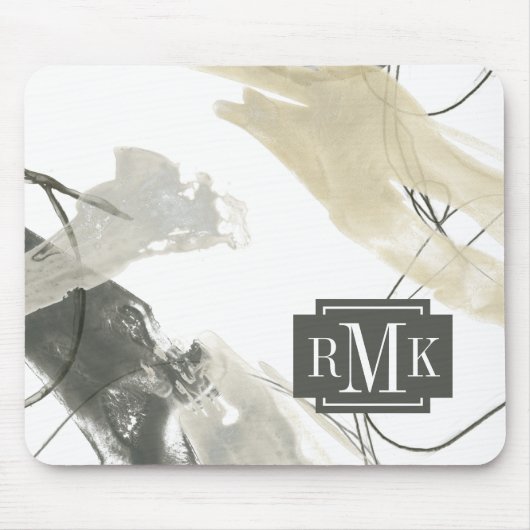 モノグラム |モノクロモーメント マウスパッド (正面)