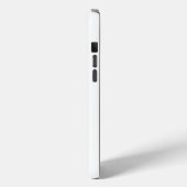 モノグラム モノグラム 名前 白 ブラック Case-Mate iPhoneケース (裏面 / 左)