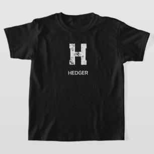モノグラム モノグラム 名前 白 ブラック Tシャツ