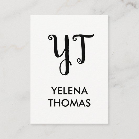 モノグラム |モノグラモダンムグランジ 名刺 (正面)