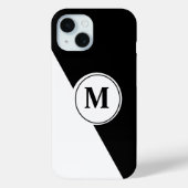 モノグラム モノトーン iPhoneケース Case-Mate iPhoneケース (裏面)