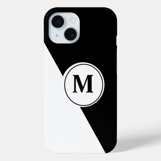 モノグラム モノトーン iPhoneケース Case-Mate iPhoneケース (裏面)