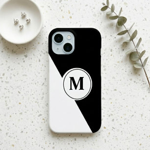 モノグラム モノトーン iPhoneケース iPhone 15ケース