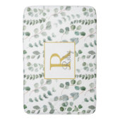 モノグラム ユーカリ パターン バスマット (正面縦)