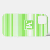 モノグラム ライムグリーン ストライプ ケース-Mate iPhone ケース Case-Mate iPhoneケース (裏面 (横))