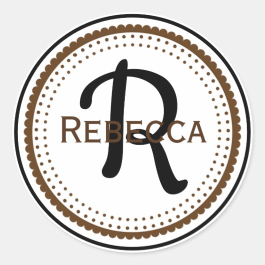 モノグラム ラウンドシール (正面)