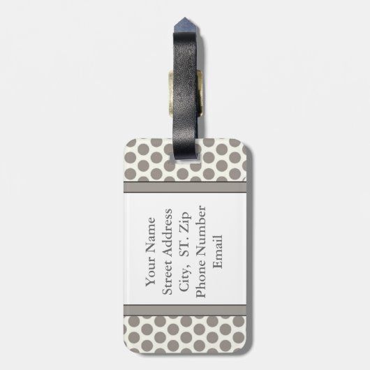 モノグラム ラゲッジタグ (裏面縦)