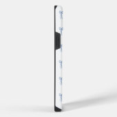 モノグラム リトルボウ ブルー iPhoneケース (右側面)