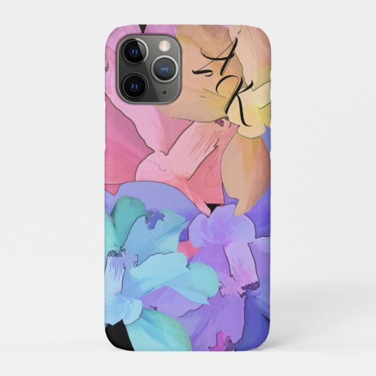 モノグラム リバーシブル 水彩 パステル カメリア カ Case-Mate iPhoneケース (裏)