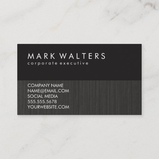 モノグラム |レザー 名刺 (裏面)