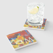 モノグラム |レースの日 ストーンコースター (横)