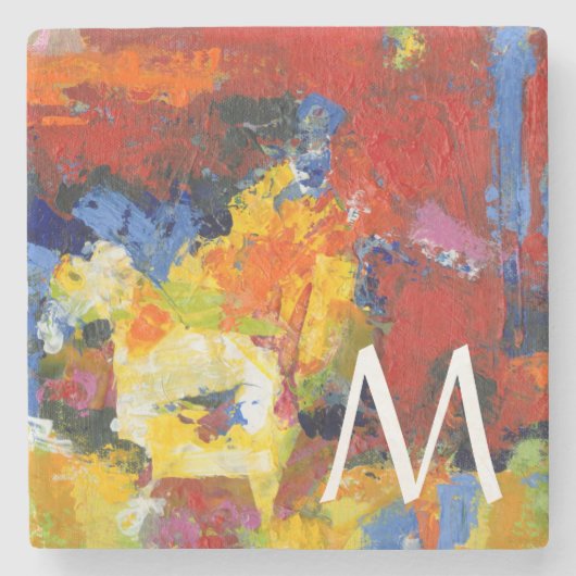 モノグラム |レースの日 ストーンコースター (正面)