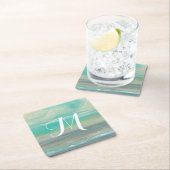 モノグラム |ローランドビーチI スクエアペーパーコースター (インサイチュ)