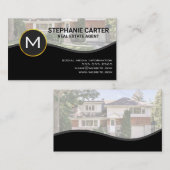 モノグラム |不動産実在代理業者 |ハウス 名刺 (正面/裏面)