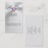 モノグラム、主治医、医療記号 名刺 (正面/裏面)