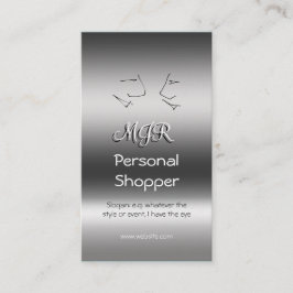 モノグラム、個人買い物客、話し頭 名刺