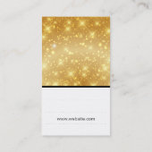 モノグラム | 《写真》ぼけ味(金ゴールド) 名刺 (裏面)