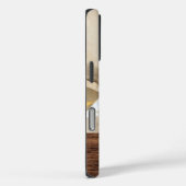 モノグラム 写真 木目 木材 オーダーメイド 名前 Case-Mate iPhoneケース (裏面 / 右)
