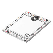 モノグラム – 医療デザインメモ帳 ノートパッド (回転)