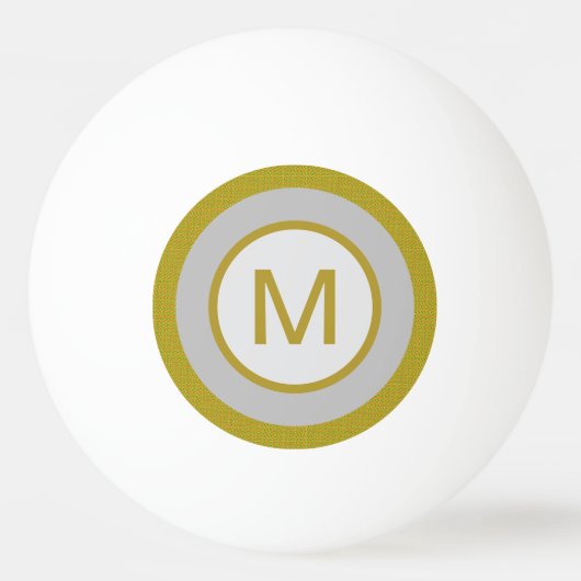 モノグラム 卓球ボール (裏面)