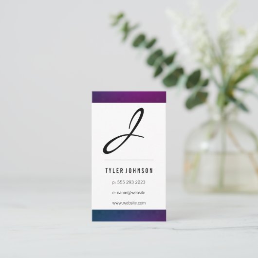 モノグラム 名刺 (スタンド正面)