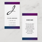 モノグラム 名刺 (正面/裏面)