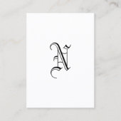 モノグラム 名刺 (正面)