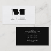 モノグラム 名刺 (正面/裏面)