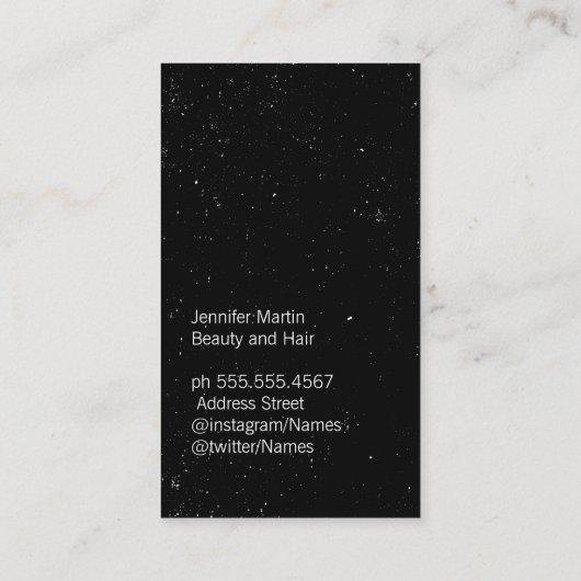 モノグラム 名刺 (裏面)