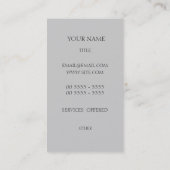 モノグラム 名刺 (裏面)