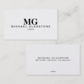 モノグラム 名刺 (正面/裏面)
