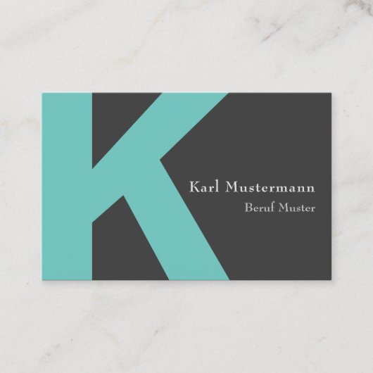 モノグラム 名刺 (正面)