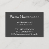 モノグラム 名刺 (裏面)