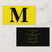 モノグラム 名刺 (正面/裏面)