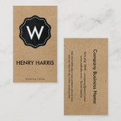 モノグラム 名刺 (正面/裏面)