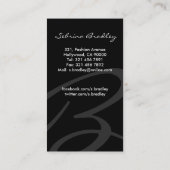 モノグラム-名刺 名刺 (裏面)