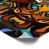 モノグラム |名前の追加 |無限大シンボル ポスター (角)