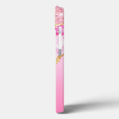 モノグラム 名前イニシャル ピンクゴールド ギャル系 ラメ Case-Mate iPhoneケース (裏面 / 左)