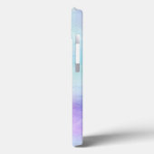 モノグラム 名前 はじめの文字 虹色 水彩 パステル Case-Mate iPhoneケース (裏面 / 左)
