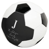 モノグラム 名前 ブラック ホワイト ファミリー ゲーム ナイト サッカーボール (3/4)