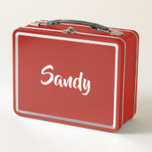 モノグラム 名前 モダン 赤 白,