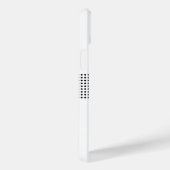 モノグラム 名前 3枚フォトコラージュ トレンディ モダン Case-Mate iPhoneケース (裏面 / 右)