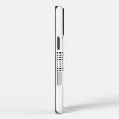 モノグラム 名前 3枚フォトコラージュ トレンディ モダン Case-Mate iPhoneケース (裏面 / 右)