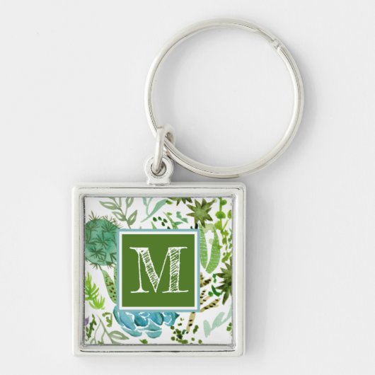 モノグラム |多肉球 キーホルダー (正面)