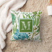 モノグラム |多肉球 クッション (ブランケット)