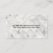 モノグラム | 大理石タイル 名刺 (裏面)